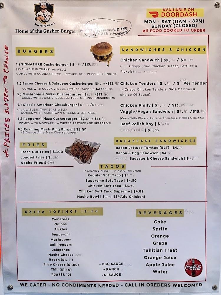 RoamingMeals #1 Signature Gusherburger